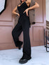 Fabric trousers "FREE FLOW VS8126-1" - BLACK
